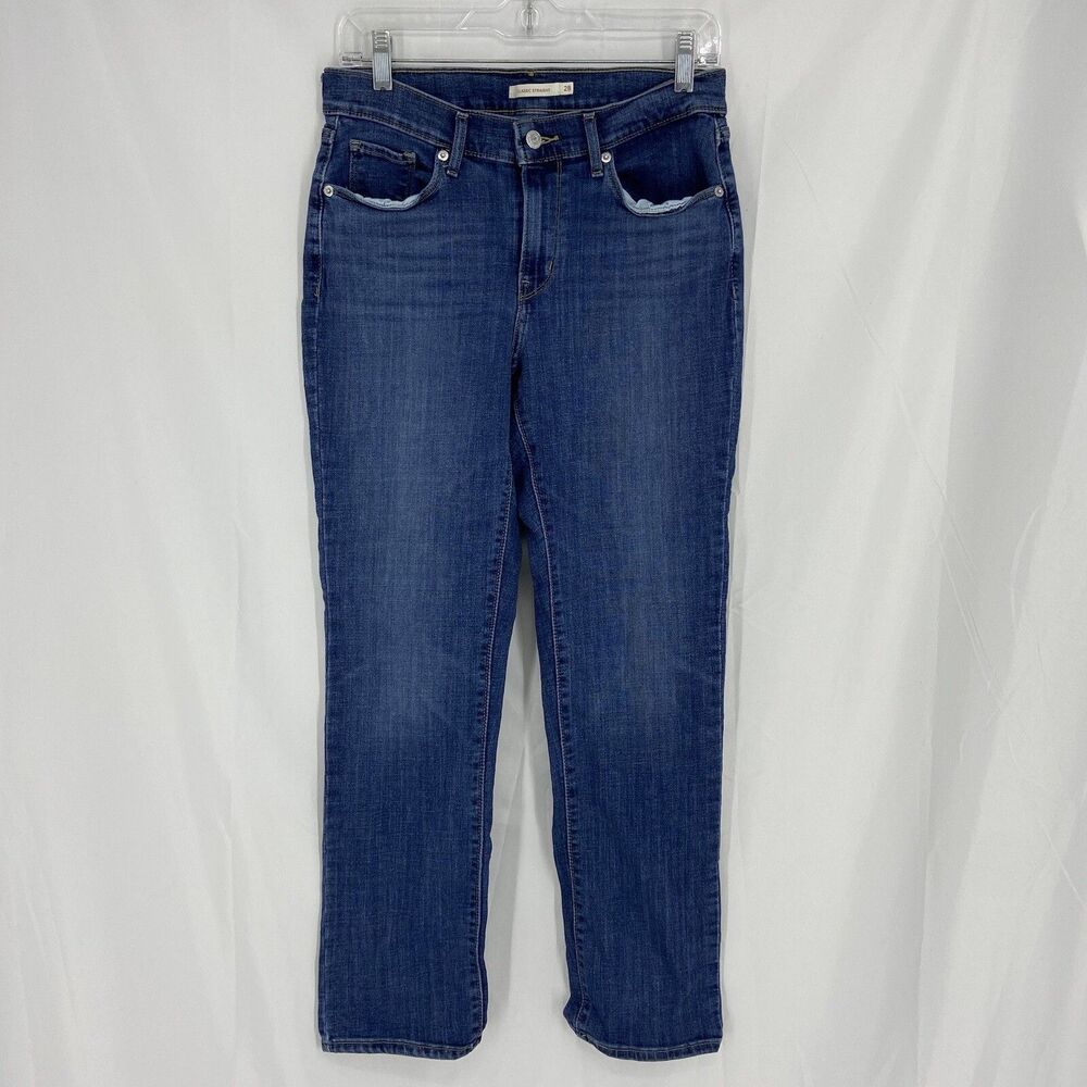 Levi's Mid Rise Skinny Women's size 28 Dark Blue Denim Jeans.  28x28